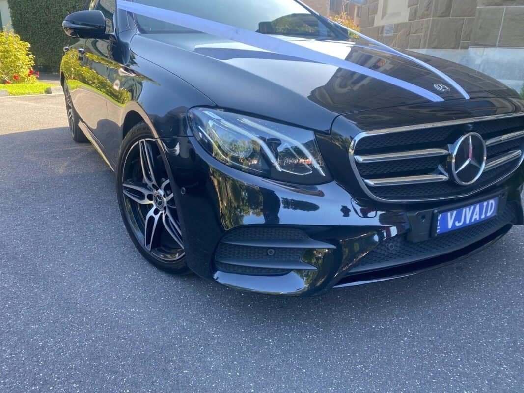 Mercedes-Benz luxury car for professional chauffeur services.